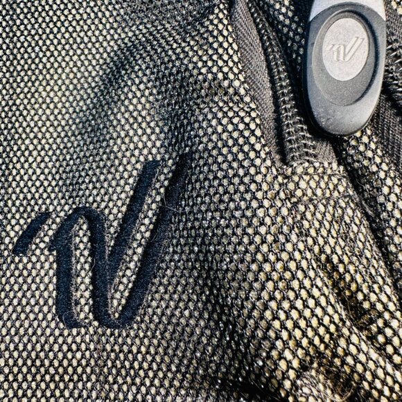 Varsity Gold Black Sparkle Glitter & Mesh Backpack main image 5